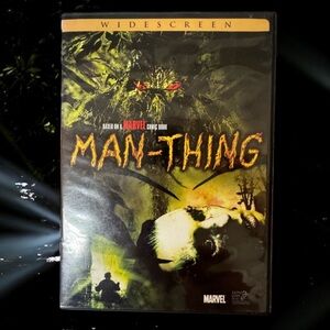 Marvel Man-Thing DVD with Fiery Dark Green Swamp Monster! - Hard to Find-  EUC
